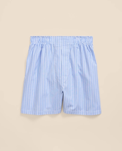 Cotton Broadcloth Striped Boxers