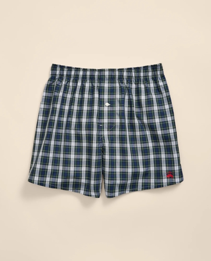 Slim Fit Cotton Broadcloth Tartan Boxers
