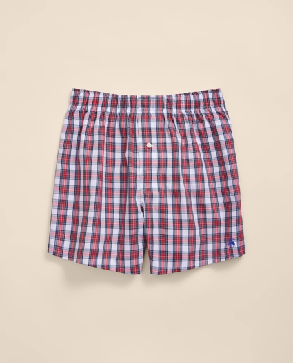 Slim Fit Cotton Broadcloth Tartan Boxers