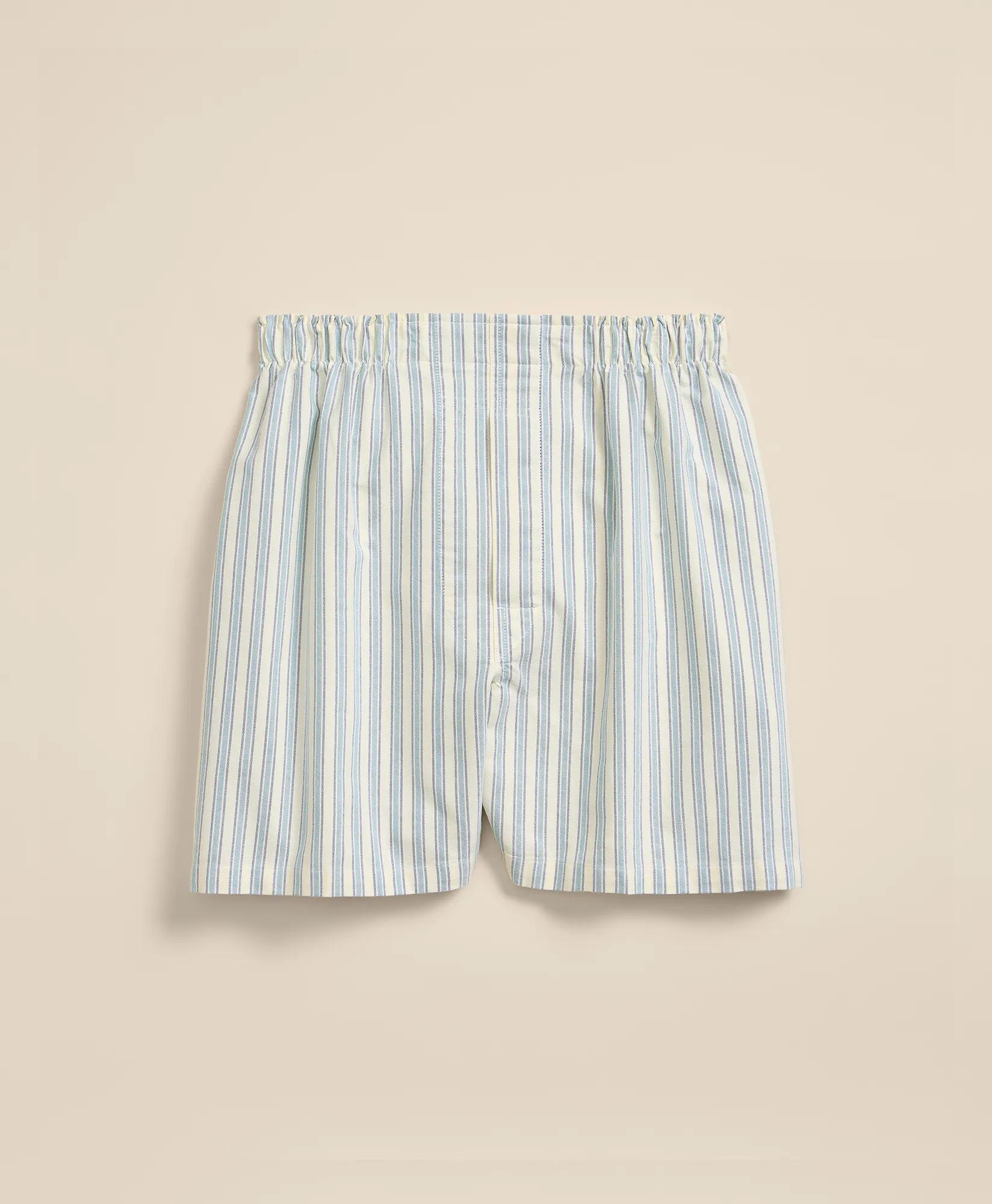 Cotton Oxford Multi-Stripe Boxers, image 1