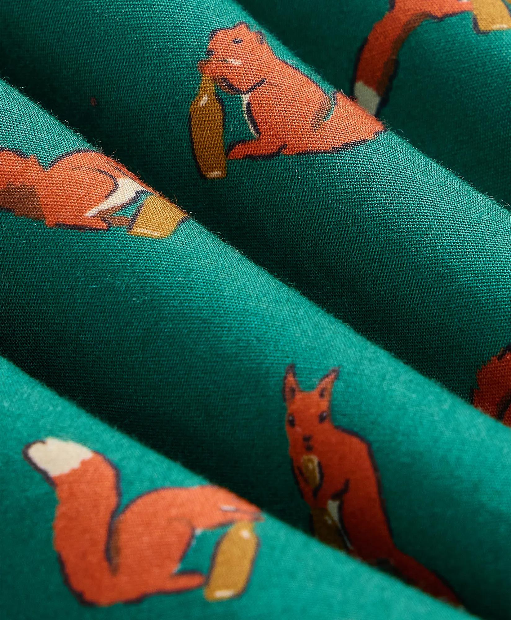 Cotton Broadcloth Squirrel Print Boxers, image 2