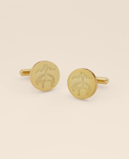 Gold-Plated Sterling Silver Golden-Fleece Cufflinks