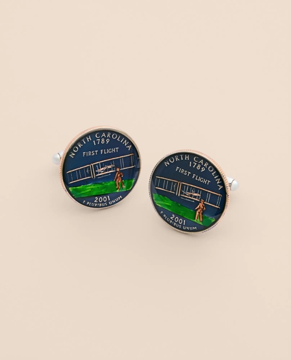 State Quarter Coin Cufflinks