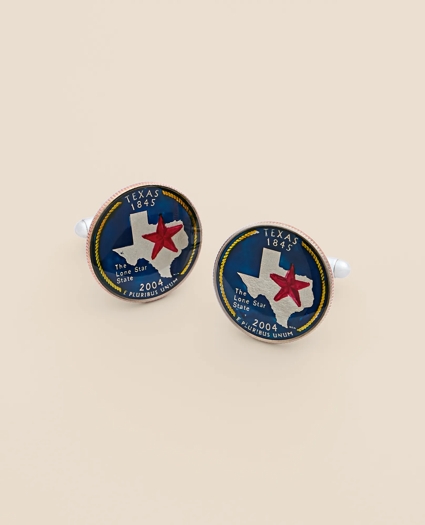 State Quarter Coin Cufflinks