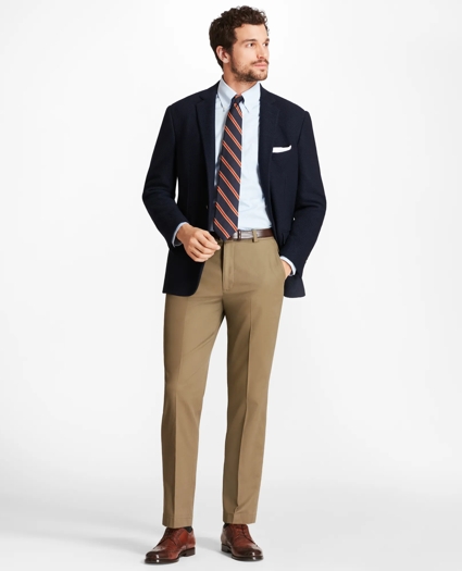 Regent Fit Textured Two-Button Blazer, image 2