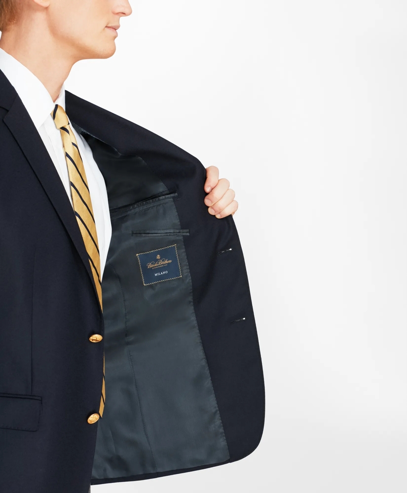 Milano Fit Doeskin Stretch Wool Blazer, image 4