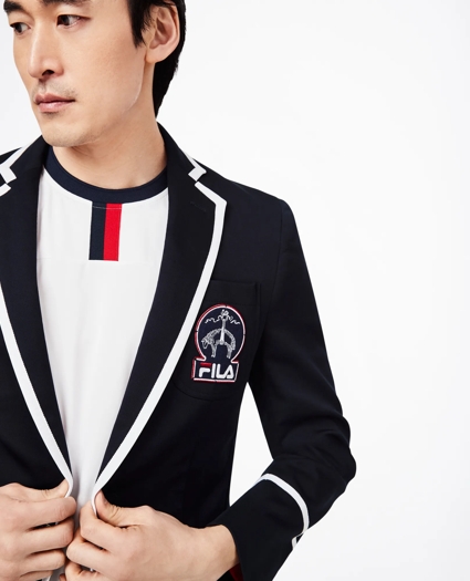 Brooks Brothers x FILA Piped Club Blazer, image 1