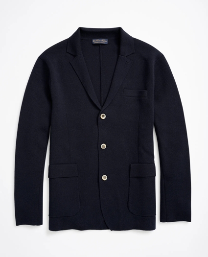 Merino Wool Knit Blazer, image 1
