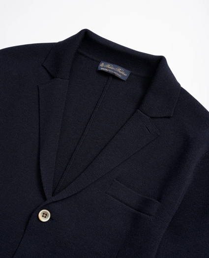Merino Wool Knit Blazer, image 2