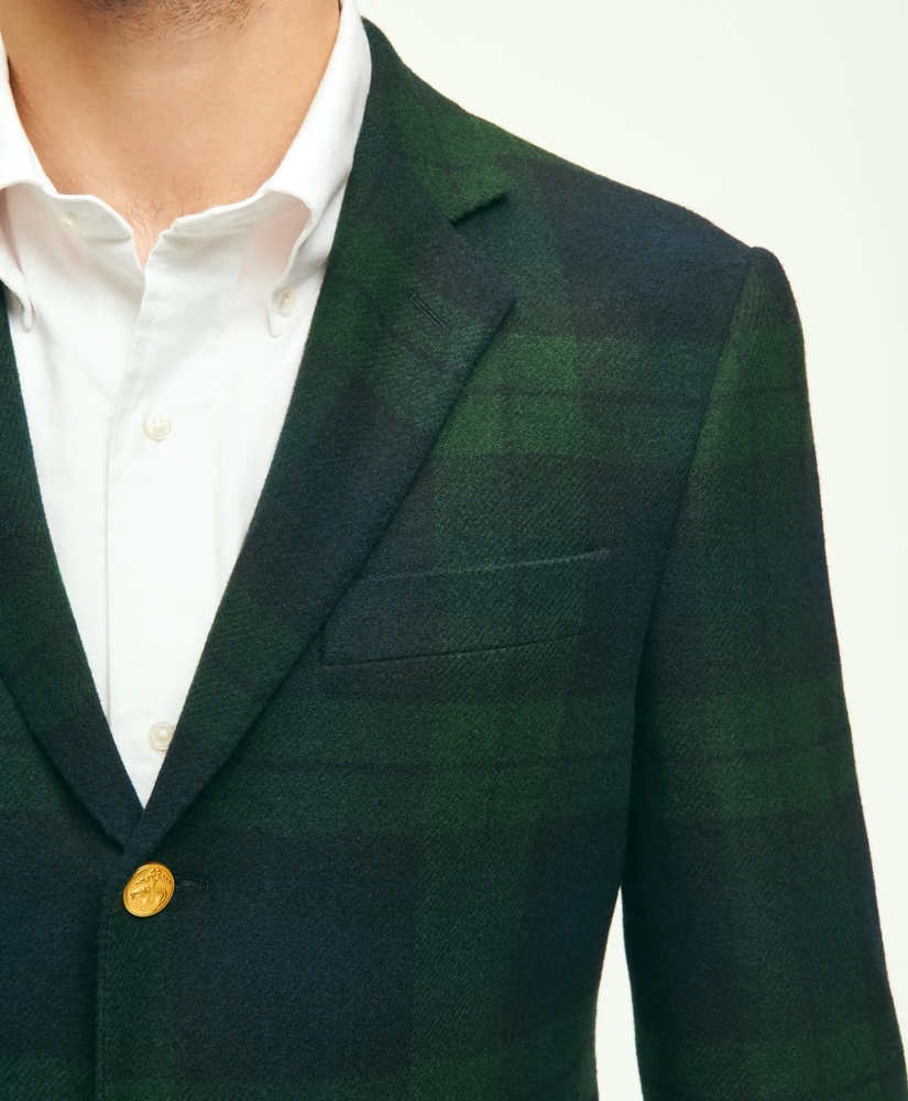 Classic Fit Blazer in Black Watch Tartan Wool Tweed Classic Fit Blazer in Black Watch Tartan Wool Tweed