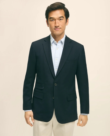 Classic Fit Stretch Wool Hopsack Blazer, image 1