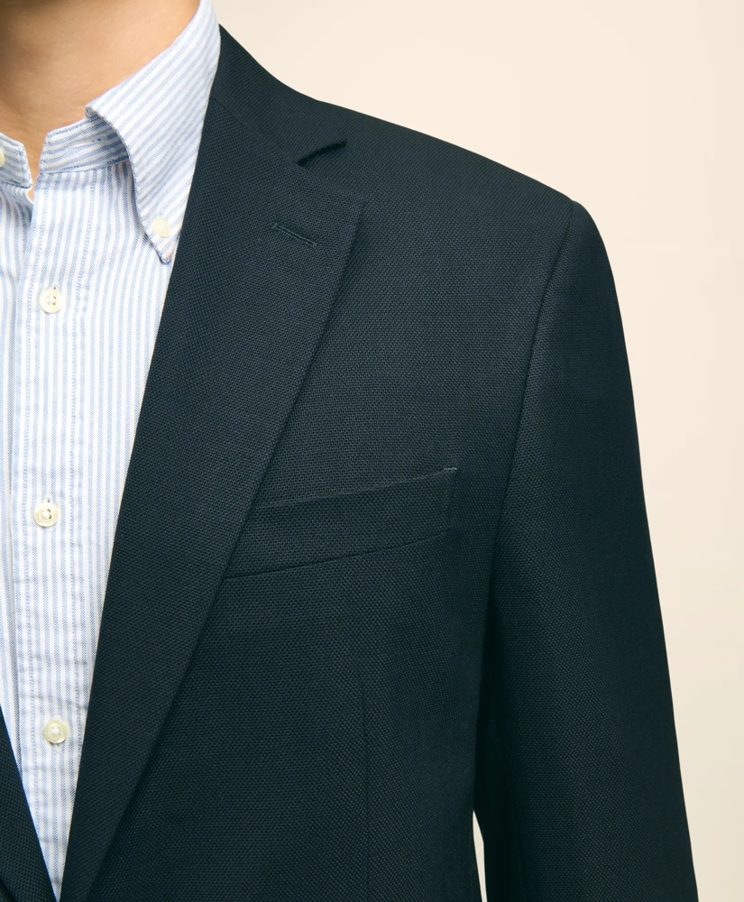 Classic Fit Stretch Wool Hopsack Blazer, image 4