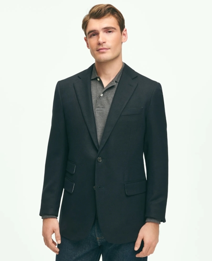 Slim Fit Stretch Wool Hopsack Blazer, image 1