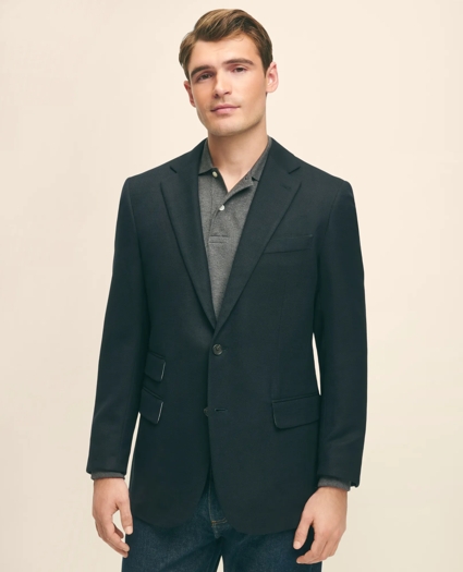 Slim Fit Stretch Wool Hopsack Blazer, image 1