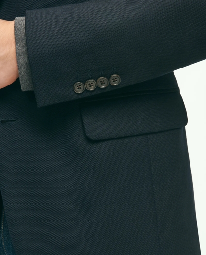 Slim Fit Stretch Wool Hopsack Blazer, image 4