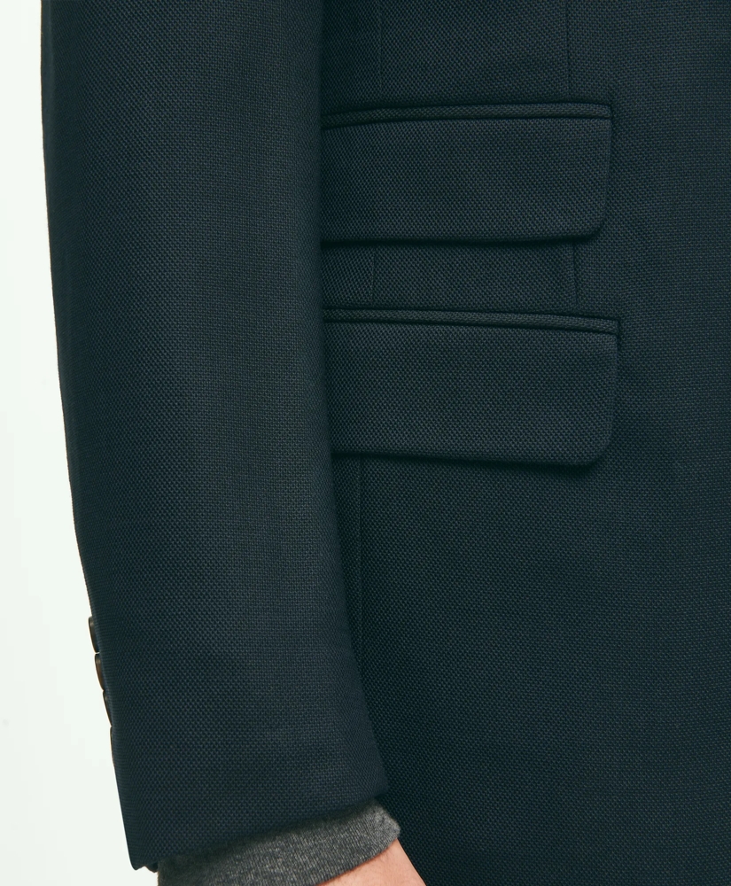 Slim Fit Stretch Wool Hopsack Blazer, image 5