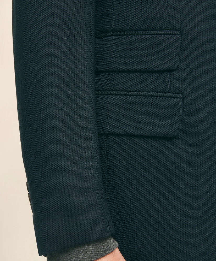 Slim Fit Stretch Wool Hopsack Blazer, image 5