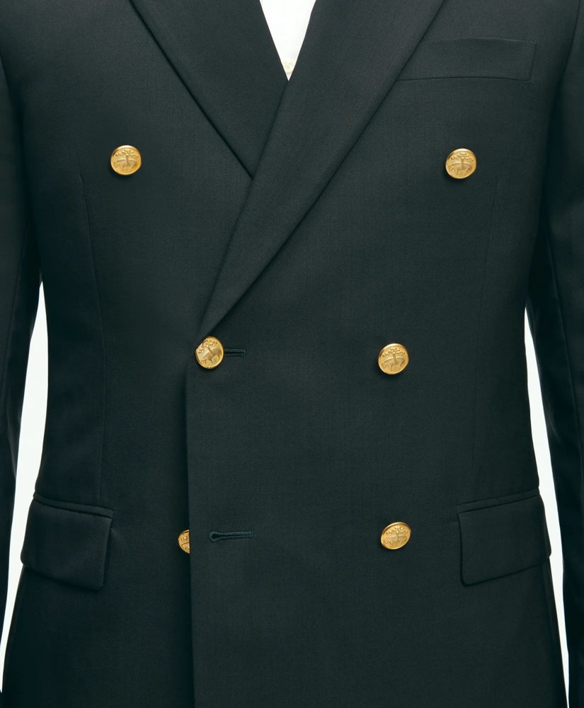 Classic Fit Stretch Wool Double-Breasted 1818 Blazer, image 4