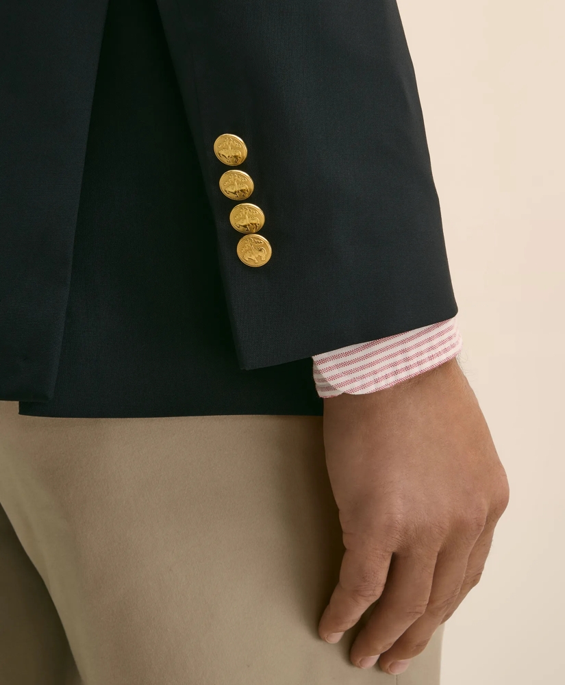 Classic Fit Stretch Wool Double-Breasted 1818 Blazer, image 4