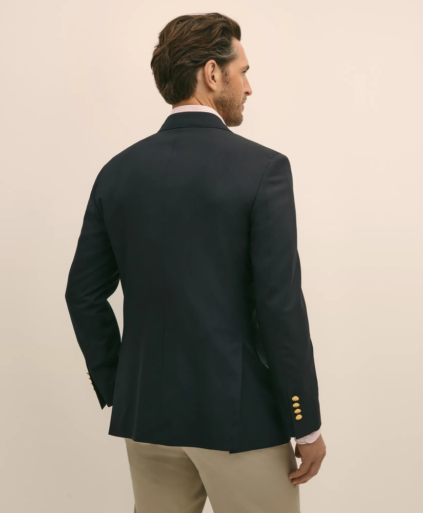 Classic Fit Stretch Wool Double-Breasted 1818 Blazer