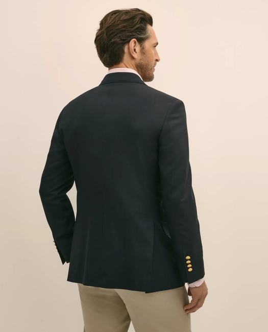 ジャケット・アウター Beams Fox Brothers Navy Blazer Jacket BEAMS F BEAMS FOX BROTHERS Navy Double Breasted Blazer