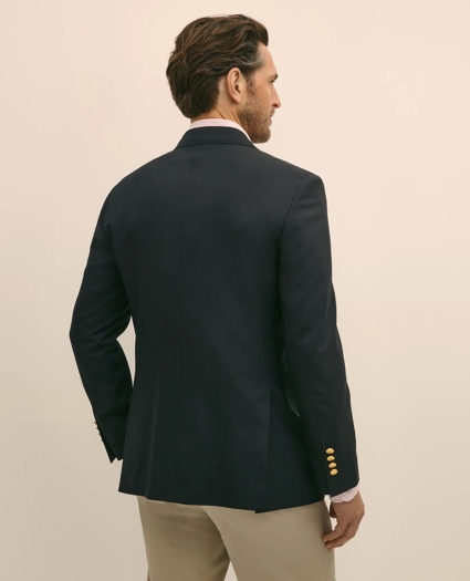 Classic Fit Stretch Wool Double-Breasted 1818 Blazer, image 5