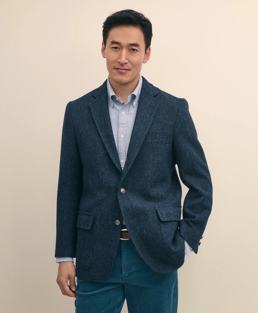 No. 1 Sack Blazer Harris Tweed