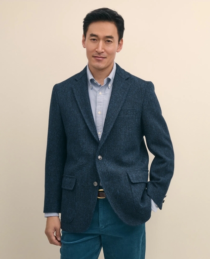 No. 1 Sack Blazer in Harris Tweed, image 1
