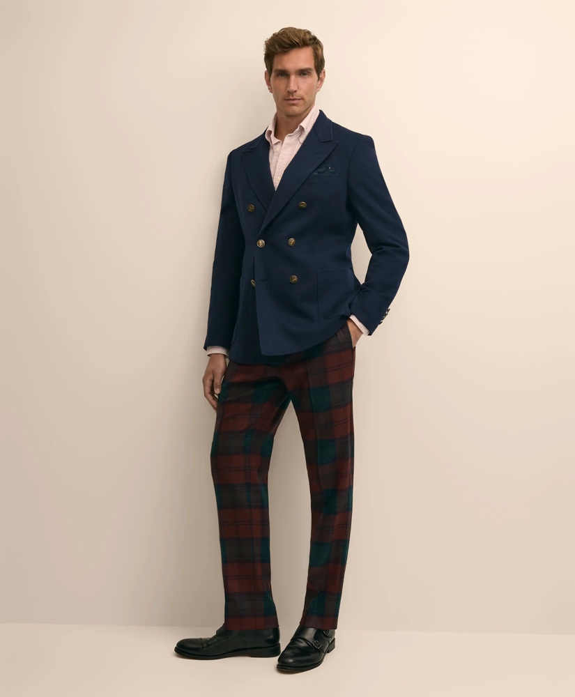 Classic Fit Doeskin Double-Breasted 1818 Blazer, image 2