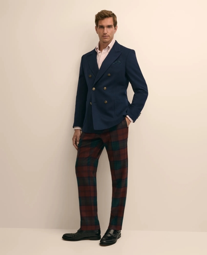 Classic Fit Doeskin Double-Breasted 1818 Blazer, image 2