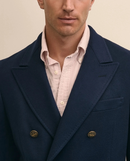 Classic Fit Doeskin Double-Breasted 1818 Blazer, image 3
