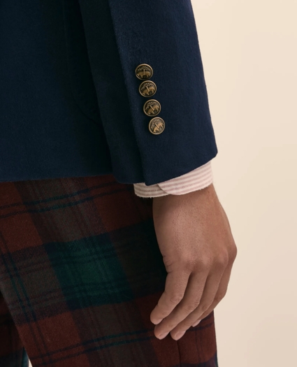 Classic Fit Doeskin Double-Breasted 1818 Blazer, image 5