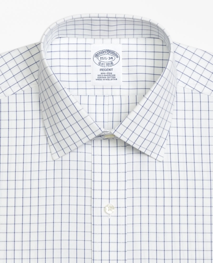 Regent Regular-Fit Dress Shirt,  Non-Iron Windowpane, image 2
