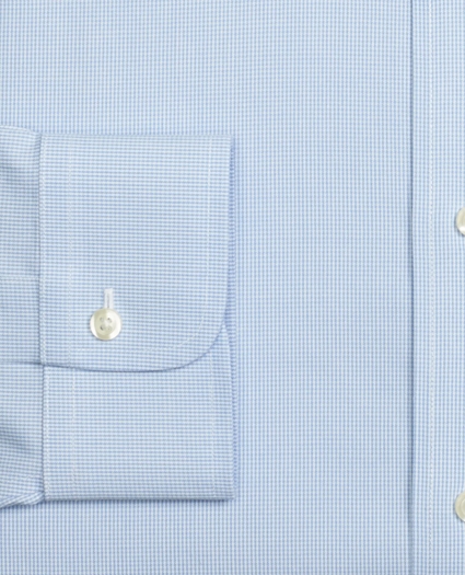 Madison Relaxed-Fit Dress Shirt, Non-Iron Houndstooth, image 3