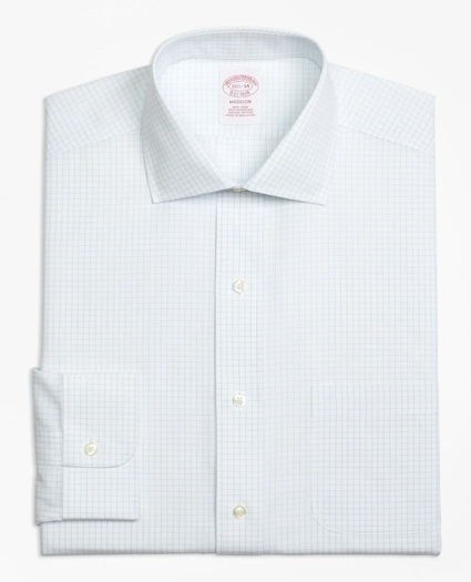 Madison Relaxed-Fit Dress Shirt, Non-Iron Graph Check, image 4