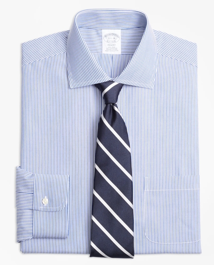 Regent Regular-Fit Dress Shirt, Non-Iron Candy Stripe, image 1