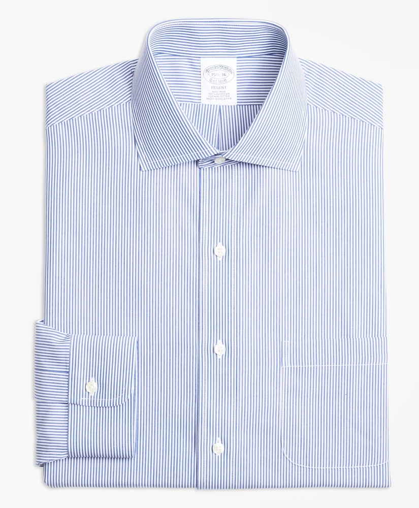 Regent Regular-Fit Dress Shirt, Non-Iron Candy Stripe, image 4