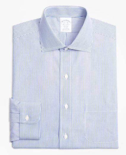Regent Regular-Fit Dress Shirt, Non-Iron Candy Stripe, image 4