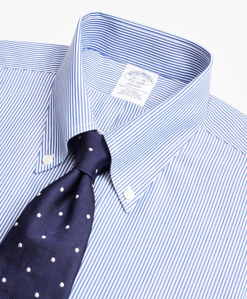 Regent Regular-Fit Dress Shirt, Non-Iron Candy Stripe, image 2