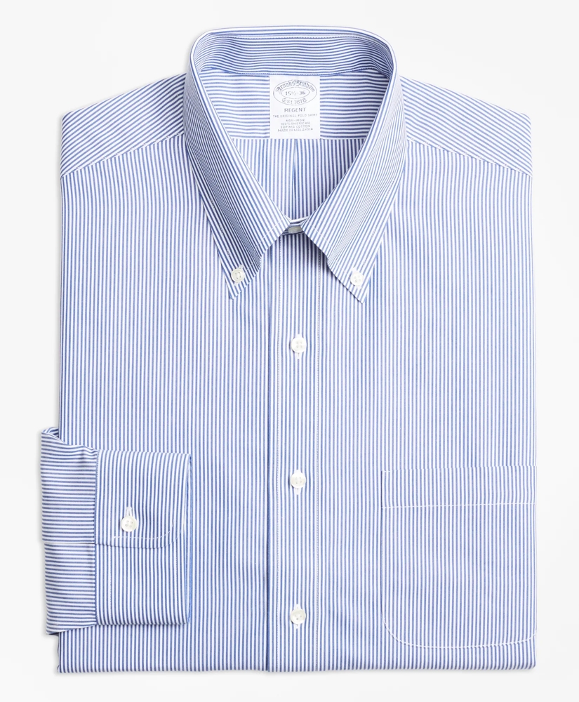 Regent Regular-Fit Dress Shirt, Non-Iron Candy Stripe, image 4