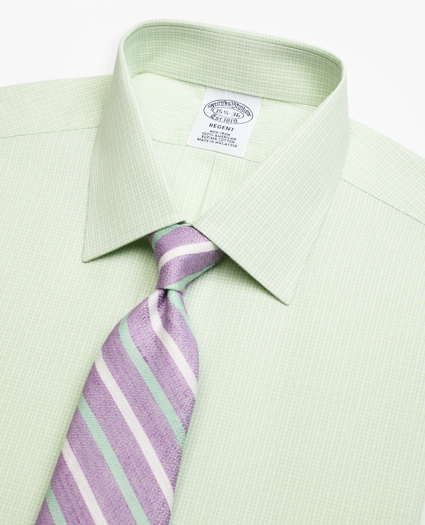 Regent Regular-Fit Dress Shirt, Non-Iron Micro-Framed Gingham, image 2