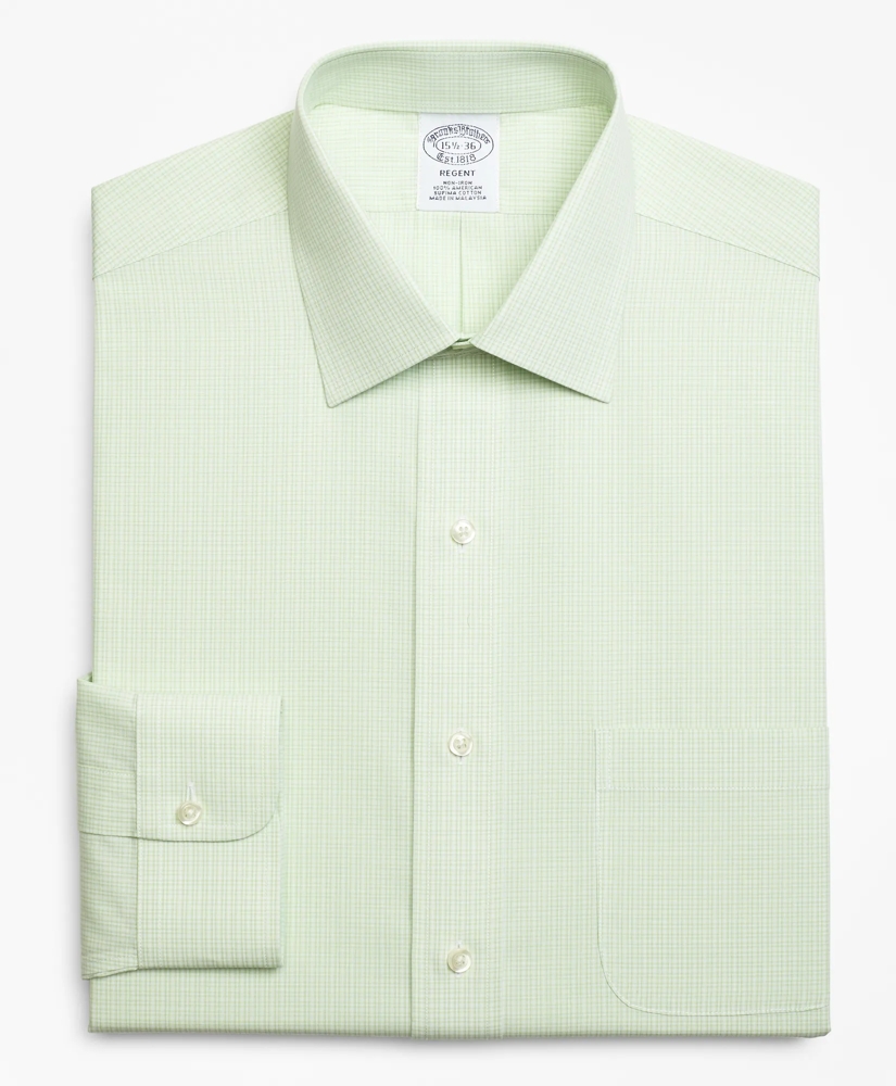 Regent Regular-Fit Dress Shirt, Non-Iron Micro-Framed Gingham, image 4