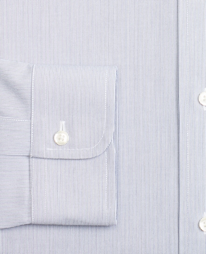 Stretch Regent Regular-Fit Dress Shirt,Non-Iron Hairline Stripe, image 3