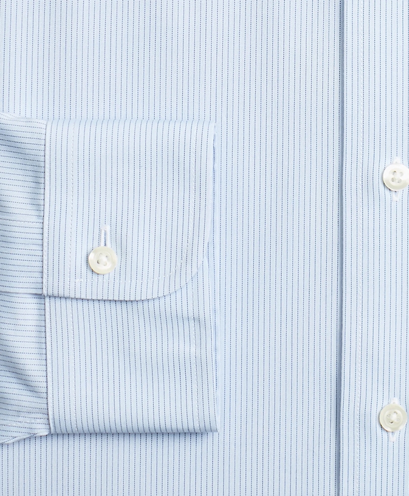 Stretch Regent Regular-Fit Dress Shirt,Non-Iron Narrow Pindot Stripe, image 3