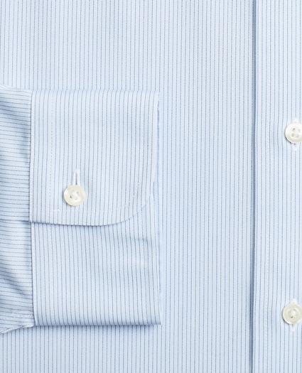 Stretch Regent Regular-Fit Dress Shirt,Non-Iron Narrow Pindot Stripe, image 3