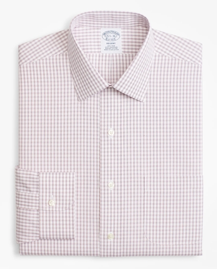 Regent Regular-Fit Dress Shirt, Non-Iron Framed Windowpane, image 4