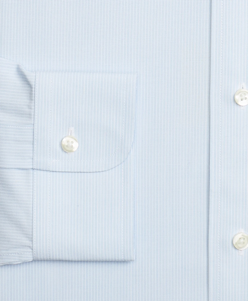 Stretch Milano Slim-Fit Dress Shirt, Non-Iron Micro-Stripe, image 3