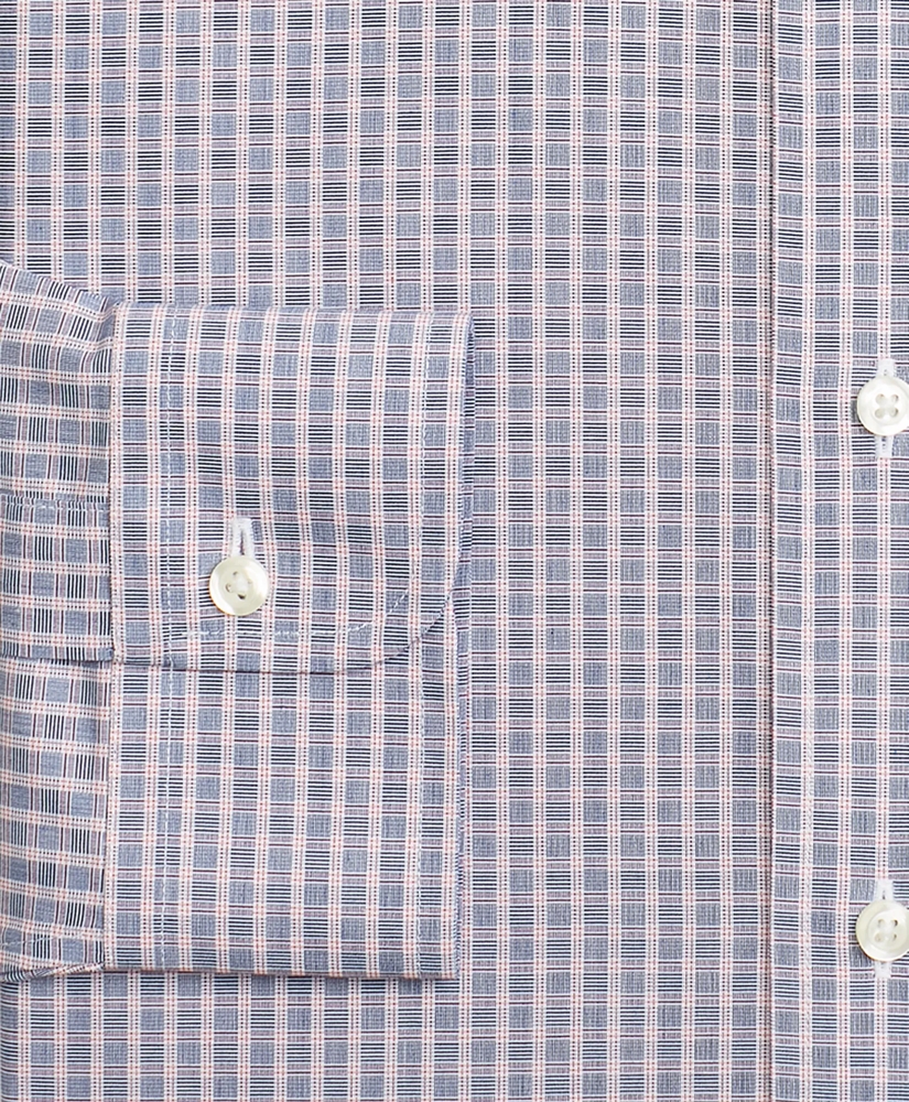 Madison Relaxed-Fit Dress Shirt, Non-Iron Two-Tone Check, image 3