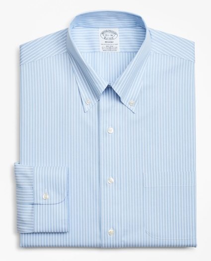 Stretch Regent Regular-Fit Dress Shirt, Non-Iron Stripe, image 4