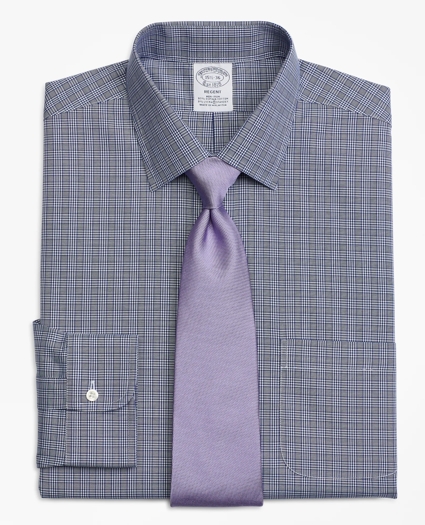 Stretch Regent Regular-Fit Dress Shirt, Non-Iron Glen Plaid, image 1